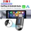 Wired To Wireless Carplay Android Auto Adapter USB Type C for OEM Car Stereo Plug and Play Smart Link For Android IOS Phones