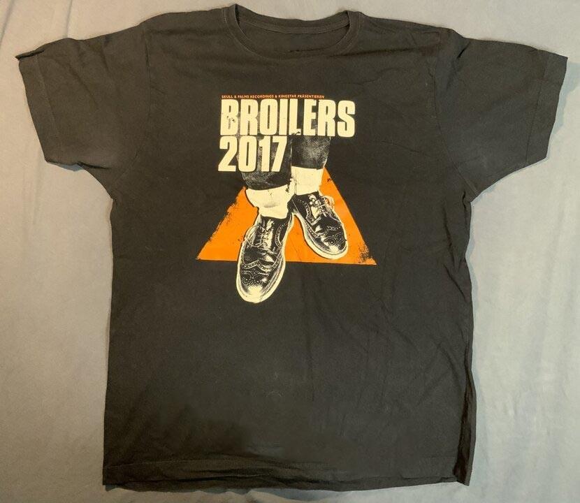 NEW BROILERS Футболка черная из плотного хлопка, Тур 2017, Размеры S-5XL, UR734, Унисекс