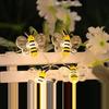 Cute Bees Fairy String Lights 2m 20LED Bee Flower Lights Little Bee LED String Lights  Baby Shower