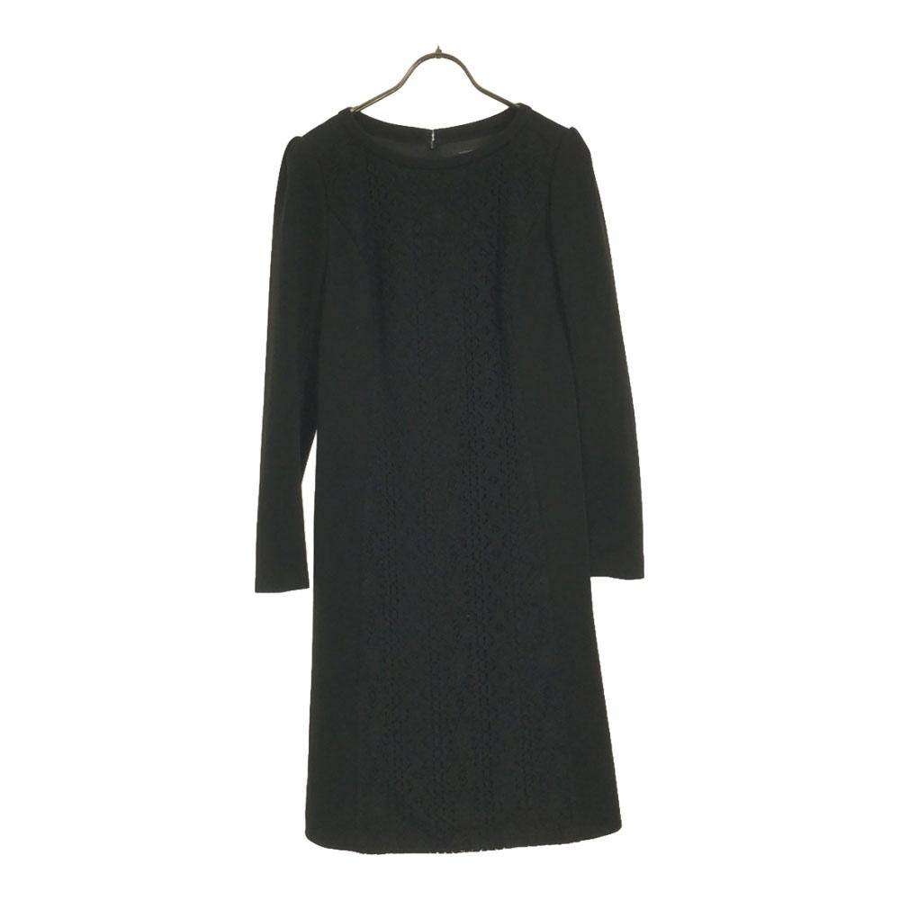 MACKINTOSH LONDON made in Japan Long sleeve race one piece 40 black Women Used