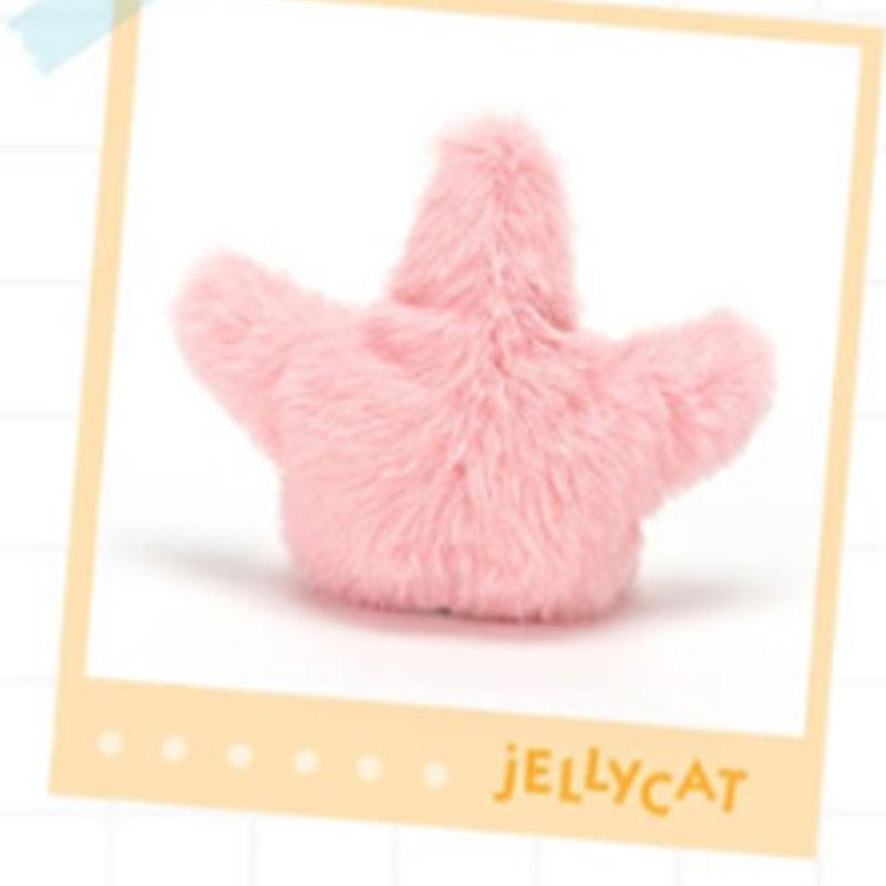 Jellycat Морские животные Пушистая морская звезда Кукла-компаньон Плюшевая кукла 10 см высотой