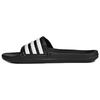 Phaoxo Fashion Casual Foam Sole Rubber Bottom Non-Slip Slide Sandals Unisex Footwear Black White AQ4761