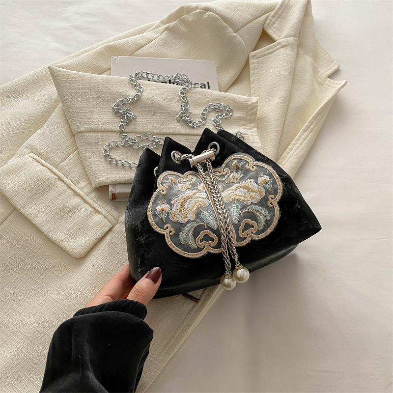 Дизайнерская сумка женская летняя ретро повседневная сумка через плечо простая повседневная сумка-ведро женская