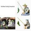 DIY Old Man Fishing Ornament Aquascape Decorative Fish Tank Decoration  Rockery Landscape Ornaments