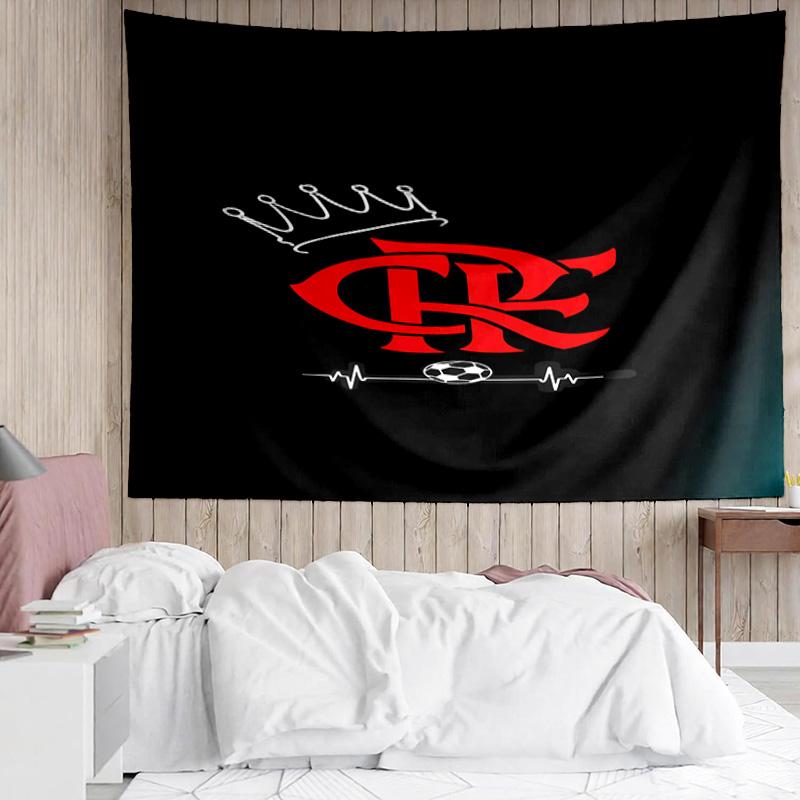 Clube de Regatas do Flamengo Tapestry for Bedroom Aesthetic Classroom Tapestries Wall Hanging for Living Room Dorm Office,Ideal Creative Gift
