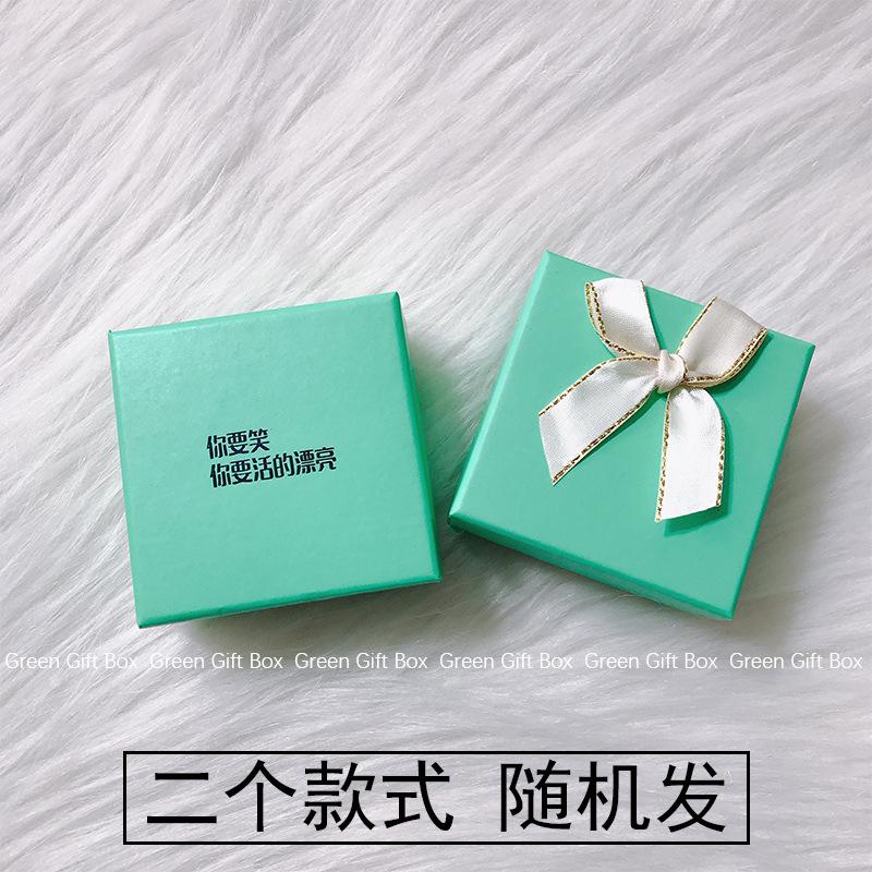 Fashionable retro bow jewelry box, earring packaging box, creative ring box, necklace packaging box, jewelry box