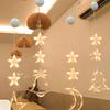 Christmas Garland Light Suction Cup Hook Light Up Love Heart Elk Bell Snowman Santa Moon Star Shape Warm Xmas Holiday Decoration Window Lamp Pendant