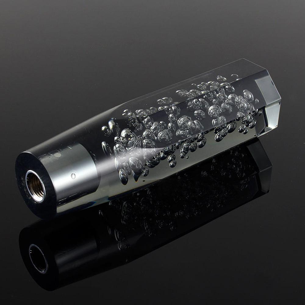 Universal Crystal Bubble Clear Acrylic Shift Knob Car Truck SUV Shifter Gear Stick Shifter Knob Interior Parts Car Accessory