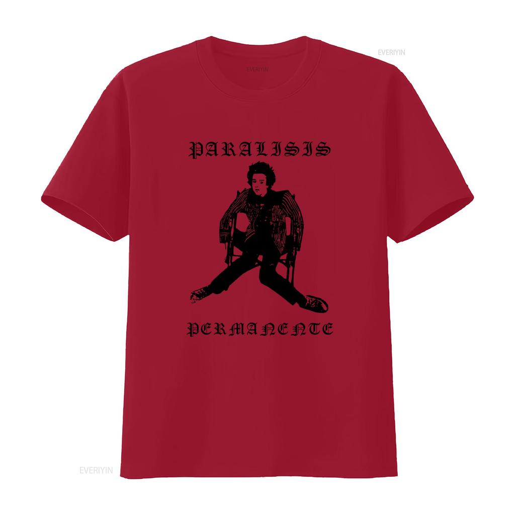 Paralisis Perunisexente Print T Shirt Unique Design For Fashion Enthusiasts Vintage Designer Clothes Homme Stretched