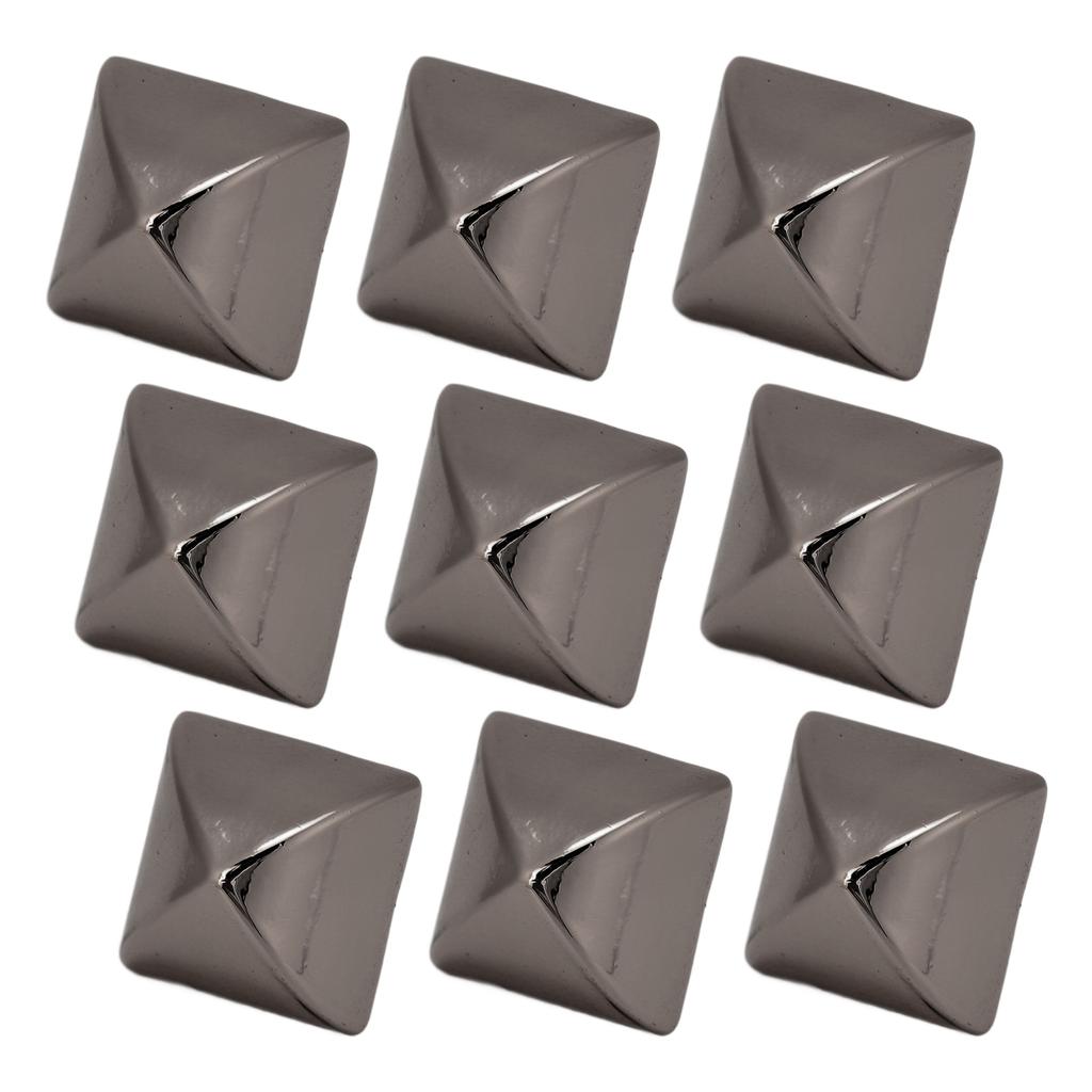 20 шт. 12 мм пирамидальные заклепки с 4 углами, заклепки с квадратным заостренным винтом из цинкового сплава, набор для ремней, сумок, шляп