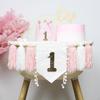 First Birthday Party Decorations High Chair Banner and Crown Hat Decorative Themed Supplies