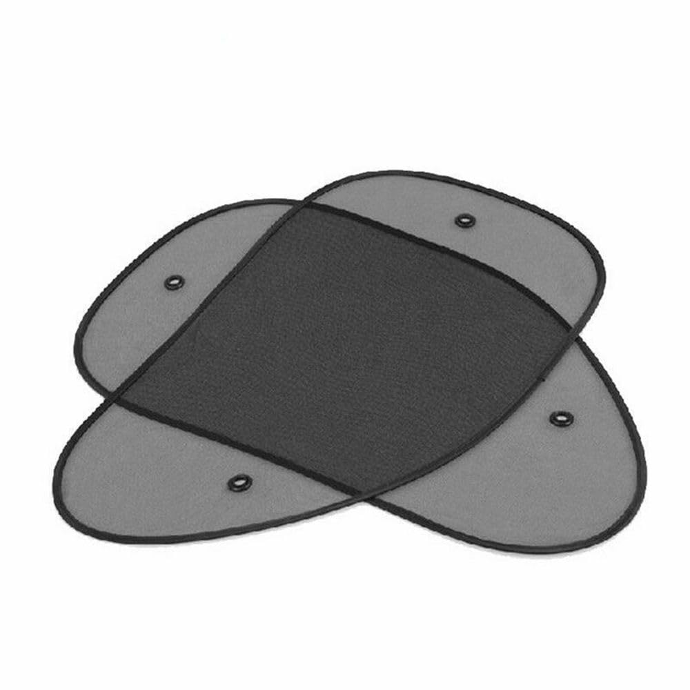 Qicarkey Автомобильный козырек от солнца на боковое и заднее стекло с присосками, сетка