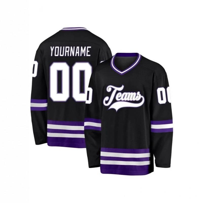 Mens 3D Printed Sport T-Shirt Quick Dry Breathable Ice Hockey Basketball Training Top Loose Fit V-Neck Long Sleeve