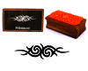 Printtoo Decorative Tribal Design Rectangular Wooden Rubber Stamp Block