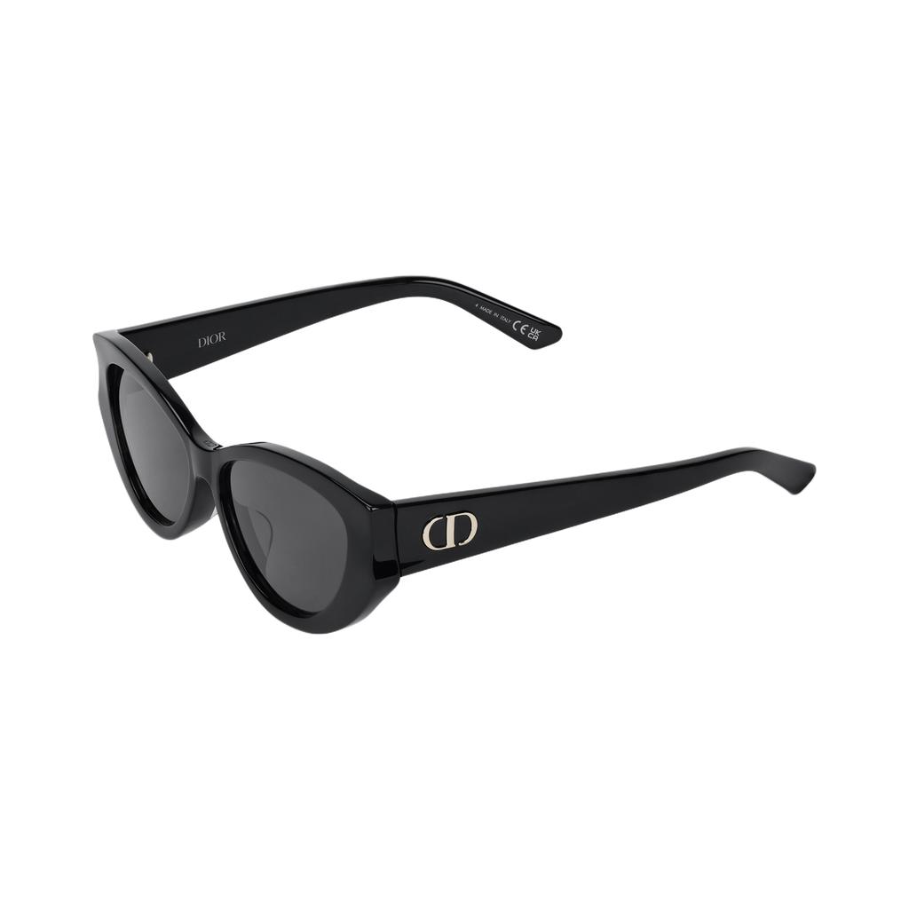 Dior Letter Logo Cat Eye Sunglasses Unisex sunglasses Black DIORGLOW-B1F