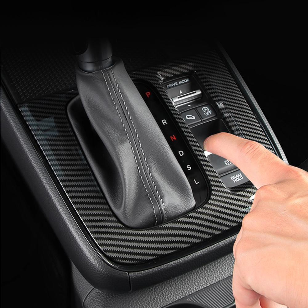 For Honda CR-V 6th Gen 2023 2024 2025 CRV Hybrid RHD ABS Carbon Car Gear Shift Panel Cover Trim Sticker Decoration Accessories