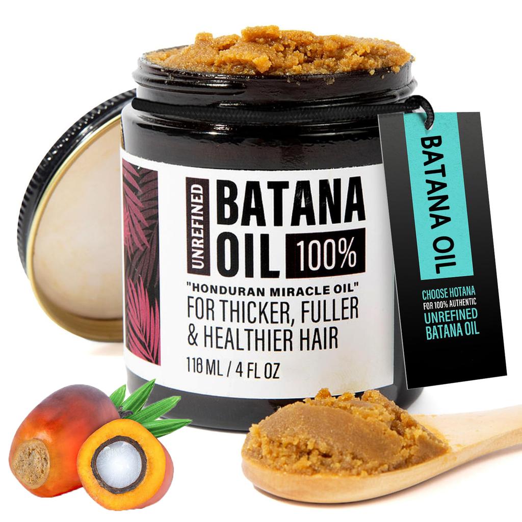 Batana Oil Hair Mask Treatment for Dry Damaged Hair, Strengthen Hair Roots Promote Growth, Natural Organic Hair Oil with Argan