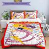 Candy Candy 3pcs Bedding Set Duvet Cover Closure Includes 1 Duvet Cover & 2 Pillowcases for All Seasons Bedroom Home Dorm Decor