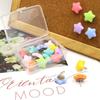 20/50Pcs 3D Star Shape Pushpins DIY Thumb Tacks Easy Install Pentagram Push Pins  Photo Wall Decor