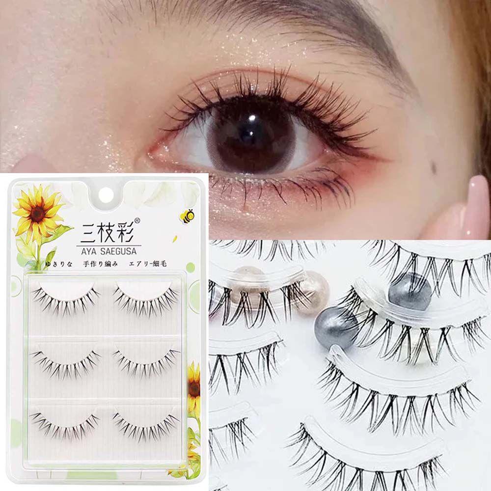 Thick Lash Eye Makeup Tool Cross False Eyelashes Lash Extension False Eyelashes Big Eyes Eyelashes