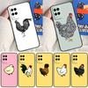 Чехол для телефона Oppo A74 A94 A54 A80 A78 A98 A40 A60 A18 A38 A58 A15 A17 A77 A57S A16 A76 A96 с изображением пухлой курицы