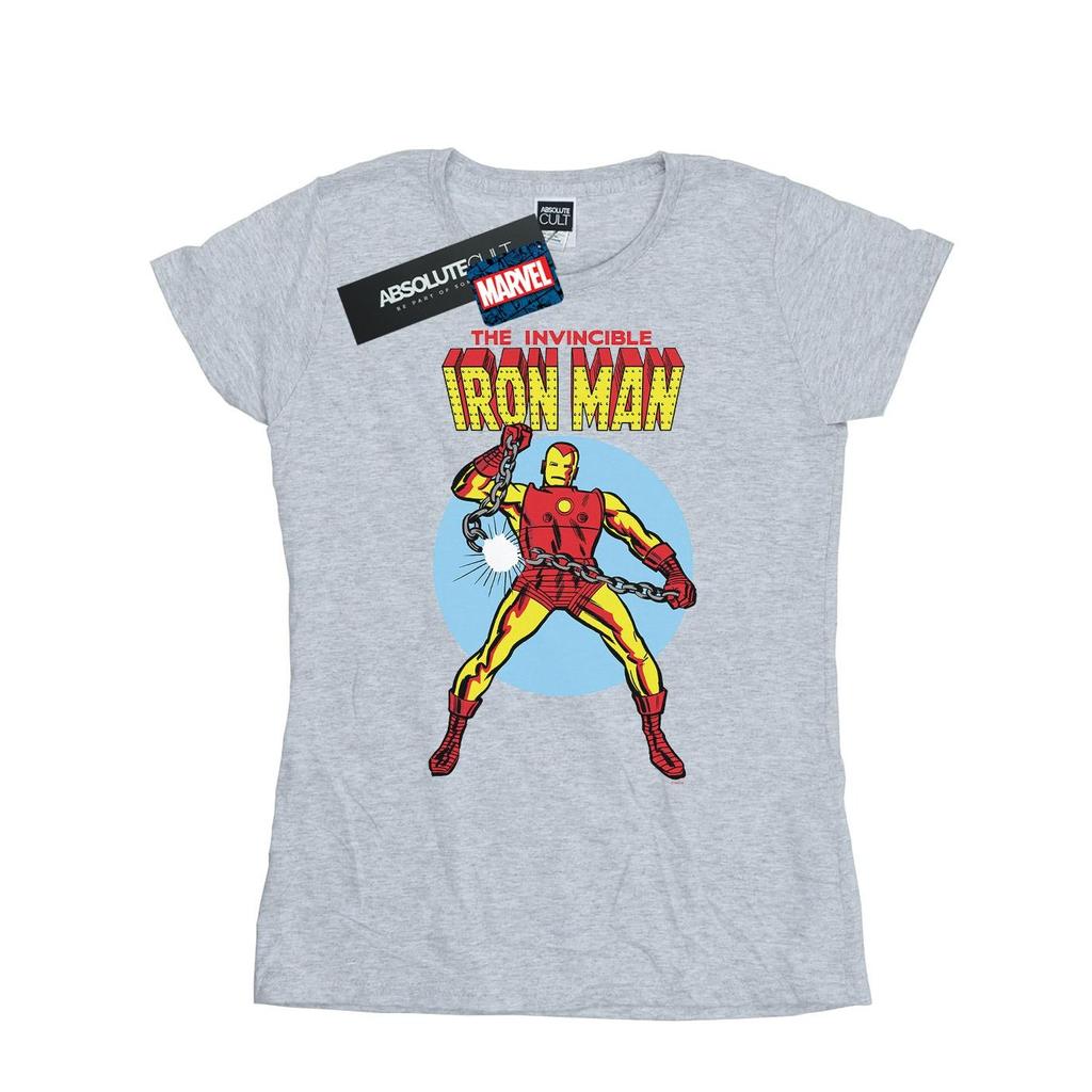 Marvel Womens/Ladies The Invincible Iron Man Cotton T-Shirt
