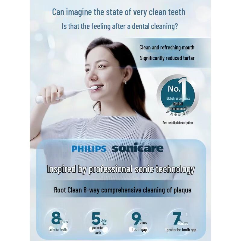 Philips Звуковая электрическая зубная щетка DiamondClean 3 Series вилка CN (адаптер в комплекте)