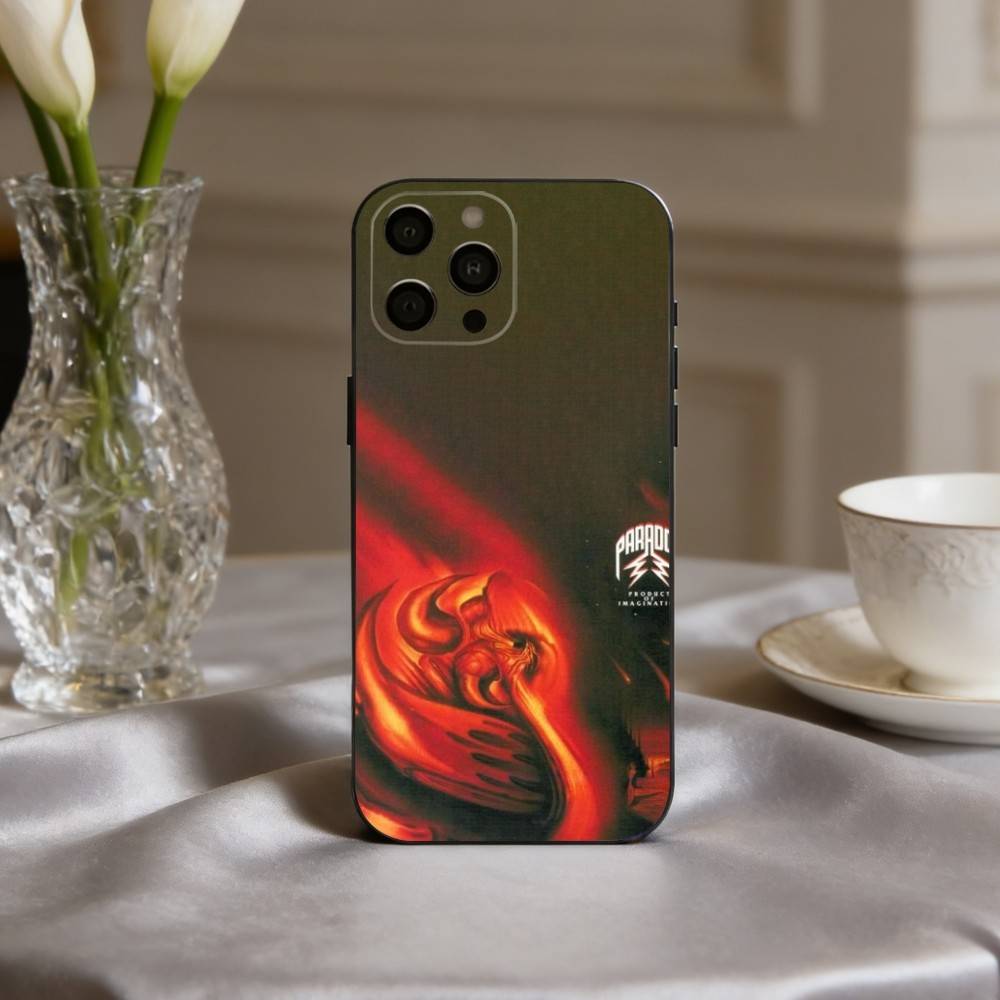 Панк Т-Парадокс Группа Чехол Для Телефона Для iPhone 17pro,16,15,14,13,12,11 Плюс,Pro Max,XS,Мягкий Силикон Черный Чехол