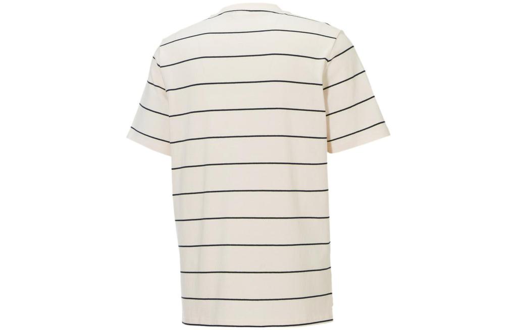 Men's T-Shirt PUMA DASSLER LEGACY Stripes Tee T Shirt Unisex White