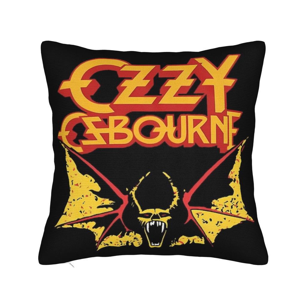 Ozzy Osbourne Pillow Case Print Pillow Cover For Living Room Sofa Retro Trendy Pillowcases