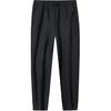 Comfortable Casual Versatile Fleece Knit Sports Pants Women Bottoms Basic-Black 162447309N-1
