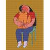 5D DIY Diamond Painting Kit. Diamond Art Woman Hugging Cat Embroidery. Home Decor. Gift