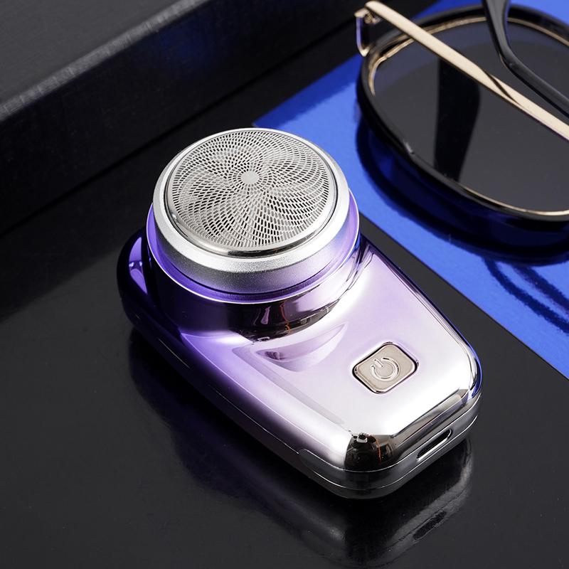 Mini Shaver with Digital Display USB Charging Full Body Wash Compact Portable Travel Beard Knife IPX6 Waterproof, Suitable for H
