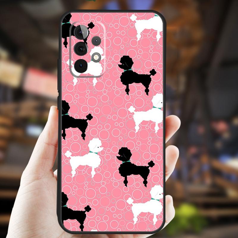 Poodle Dog For Samsung Galaxy A53 A33 A13 A52 A32 A12 A50 A31 A51 A71 A52S A54 A34 A24 A14 Phone Case