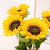 Silk Flower Realistic Creative Wedding Decor Artificial Sunflower Sunflower Bouquet Flower DIY