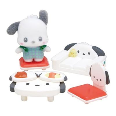 BANDAI Puchitomo Персонажи Sanrio Pochaccos Набор «Гостиная» Игрушки