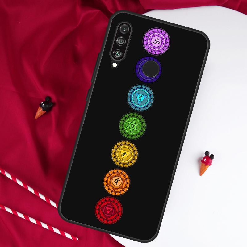 The Mandala Chakra Insist Yoga For Huawei Nova 7i 8i 11i 12i 12s 10 9 SE Y90 Y60 Y70 Y72 Y61 Y91 P60 Pro P30 P40 Lite Case