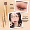 YZS Radiant Eyes 3-Color Glitter Eyeshadow Stick - Beginner-Friendly, Long-Lasting Highlighter Gradient.