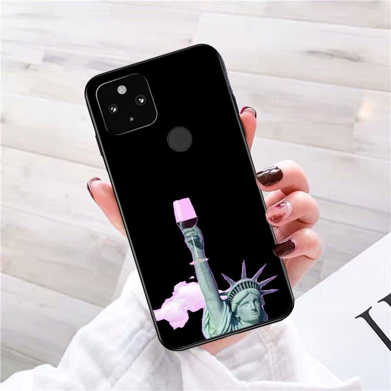 Чехол для телефона с художественными линиями Дэвида Моны Лизы для Google Pixel 7 Pro 7 6A 6 Pro 5A 4A 3A Pixel 4 XL Pixel 5 6 4 3 XL 3A XL 2 XL