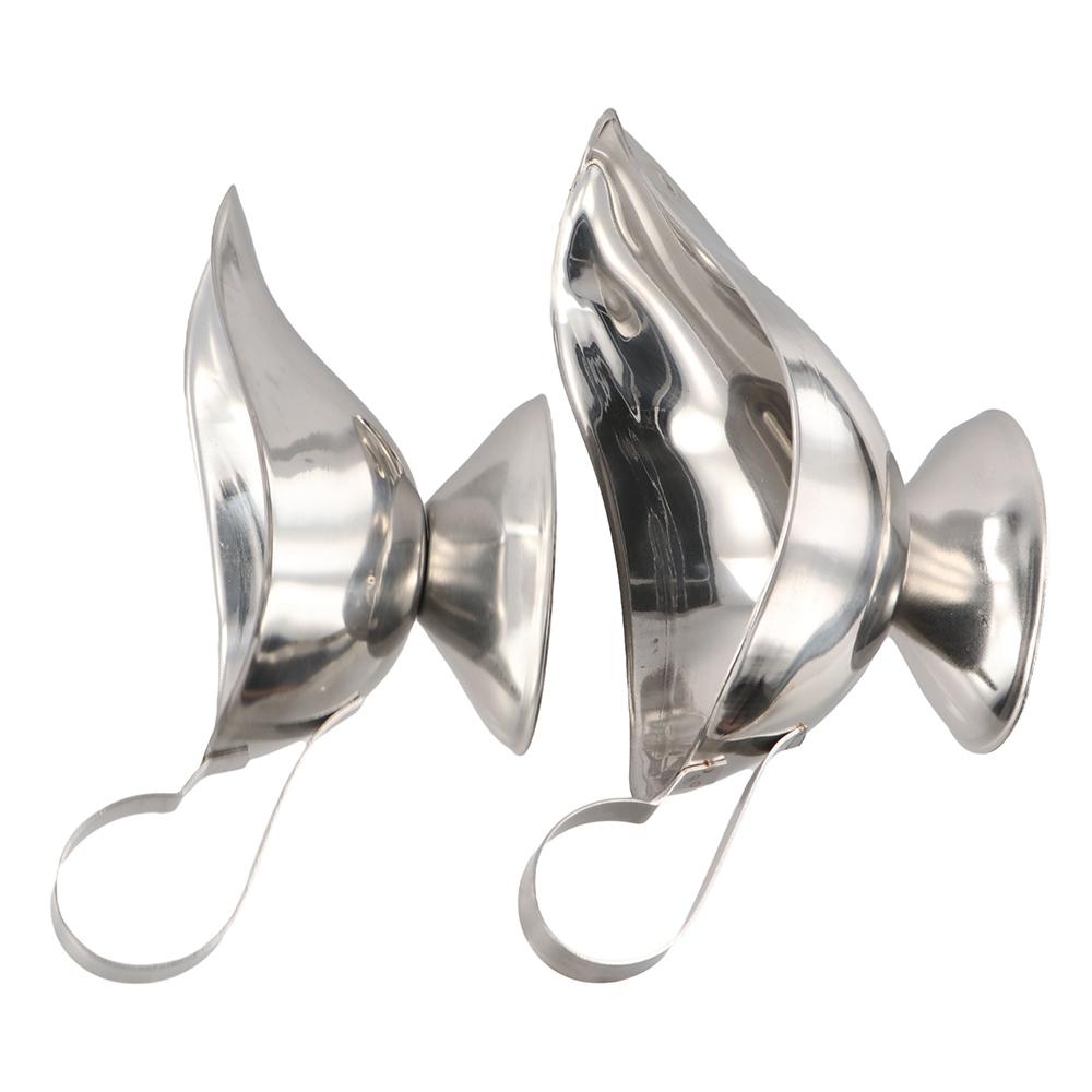 Stainless Steel Gravy Spice Black Pepper Sauce Boat Sauce Plate Ketchup Container Seasoning Cup