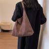 Retro Soft-faced Suede Bread Bag Women's New Summer Large-capacity Shoulder Bag Tote Bag