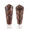 UYEE Medieval Viking Warrior Leather Bracer Steampunk Fur Elf LARP Costume for Men Women Riveted Arm Armor Halloween Accessory