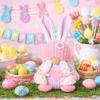 Easter Decor Faceless Couple Doll Plush Material Bunny Dwarf Ornament  Home Decoration