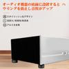 Алюминиевая подставка для динамиков Monosaudio Вес 200 кг для улучшения качества звука и гашения вибраций Совместима с 3M-лентой и винтами для домашнего AV и звука