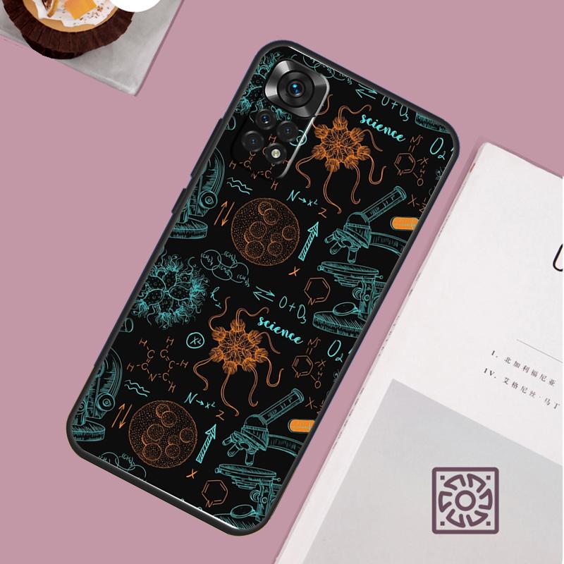 Винтажный кейс для химической лаборатории для Redmi Note 12 10 9 8 11 13 Pro 9S 10S 11S 12S Чехол для телефона для Redmi 12C 9C 10C 13C