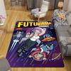 Future City Manga Rug Floor Mat for Living Room or Bedroom Soft and Comfortable Carpet a Gift for Birthday and Holiday.
