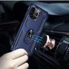 For iPhone 15 14 Plus Armored Four Corner Anti Fall Phone Case For iPhone 13 12 Pro Max MiNi Ring Holder Phone Case