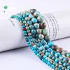Hulan Emperor Stone Round Bead Necklace: Handmade Loose Beads for Jewelry, Bracelet, and DIY Crystal Beading Accessories.