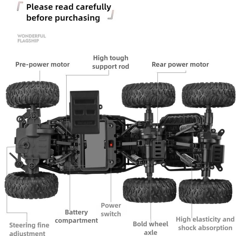 Кавайные 39см Большие Легкосплавные 4WD Радиоуправляемые Машинки, Модель Машинки на Пульте Управления, 8-колесная 8K HD Камера Внедорожная Радиоуправляемая Дрифт Машинка, Игрушки Для Мальчиков, Забавный Подарок