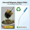 Удлиненная изогнутая насадка для очистки под высоким давлением Водяная струйная насадка Очистка щелей унитаза